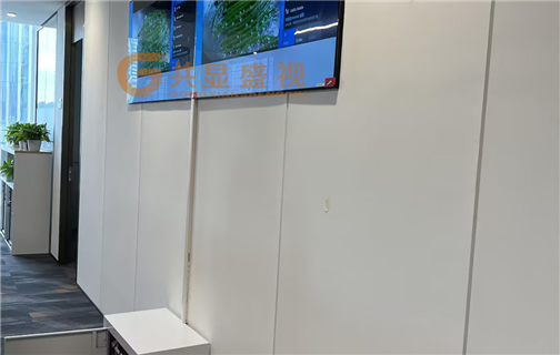 ​柔性OLED拼接屏办公区应有案例-深圳公司应用案例